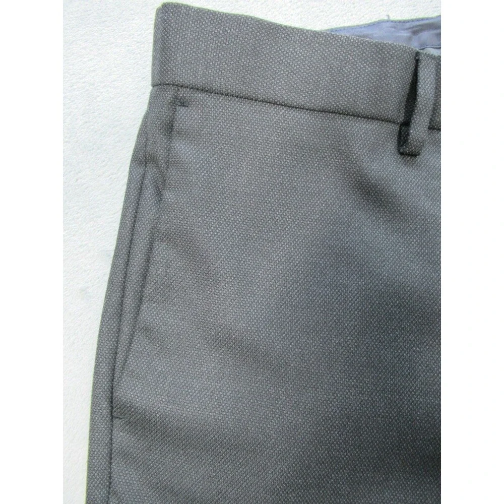 Banana Republic Dress Pants Men's 35x32 (Actual 34 x 31) Slim Fit Dark Gray